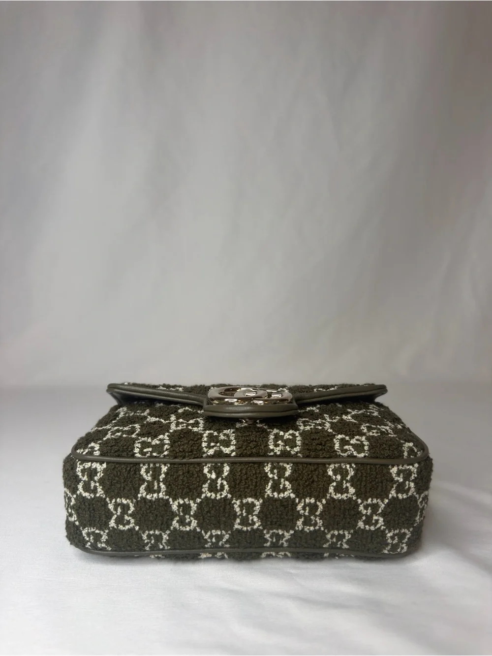 Gucci GG Marmont Green Boucle Mini NWT w/ Box